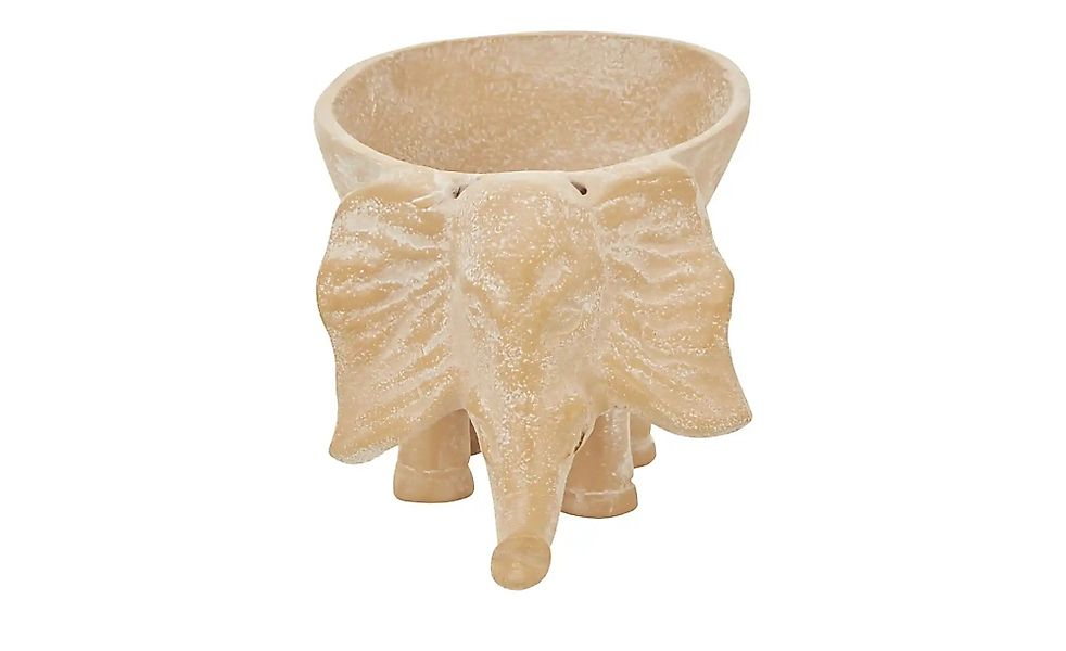 HOME STORY Deko Schale Elefant   ¦ braun ¦ Aluminium ¦ Maße (cm): B: 19 H: günstig online kaufen