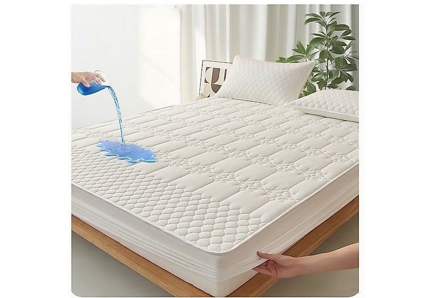 Matratzenauflage Wasserdicht Allergiker Baumwolle Matratzenschoner 90x200cm günstig online kaufen