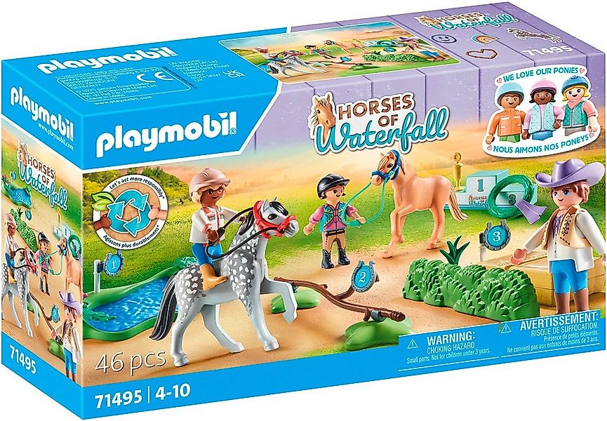 Playmobil® Ponyturnier (71495), Horses of Waterfall Konstruktions-Spielset, günstig online kaufen