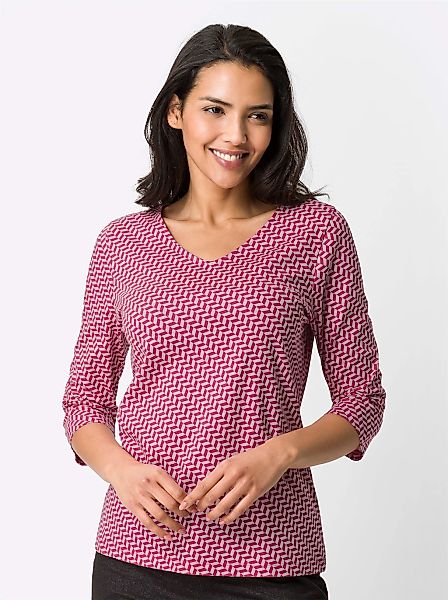 3/4-Arm-Shirt "Freizeitshirt", (1 tlg.) günstig online kaufen