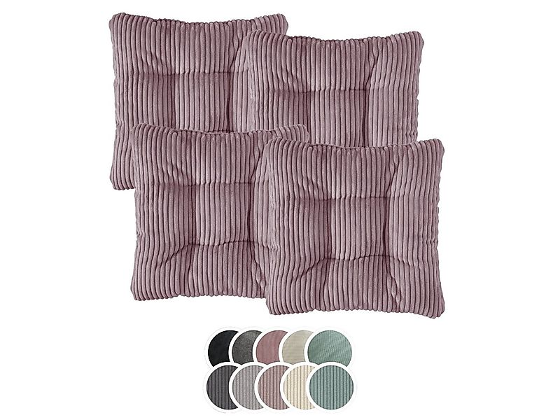 XDREAM Stuhlkissen Sitzkissen Set (2er & 4er) für Stühle und Bänke, robuste günstig online kaufen