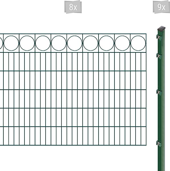 Arvotec Doppelstabmattenzaun »EXCLUSIVE 120 zum Einbetonieren "Ring" mit Zi günstig online kaufen