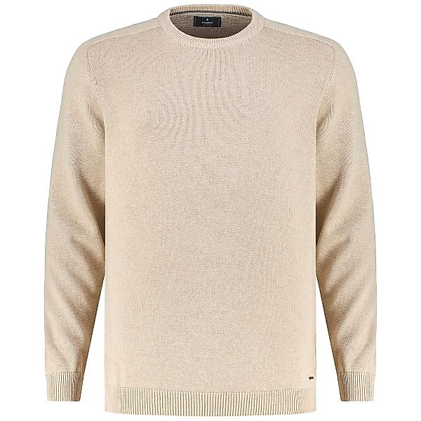 RAGMAN Rundhalspullover aus Baumwolle Farbe beige Größe: 3XL günstig online kaufen