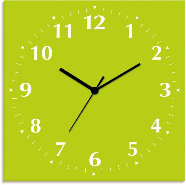 Artland Wanduhr "Uni Trendfarben" wahlweise mit Quarz- oder Funkuhrwerk, la günstig online kaufen