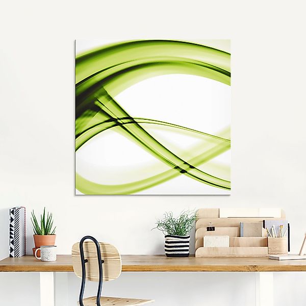 Artland Glasbild Abstrakte Komposition, Gegenstandslos (3 günstig online kaufen