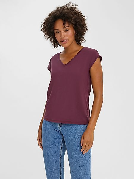 Vero Moda V-Shirt VMFILLI SS V-NECK günstig online kaufen