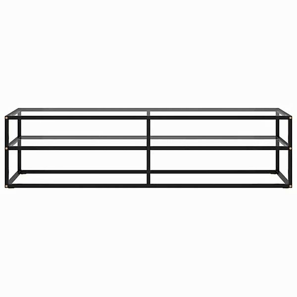 vidaXL TV-Schrank TV-Board Schwarz mit Hartglas 160x40x40 cm günstig online kaufen