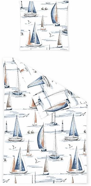 BIERBAUM Bettwäsche "4102" 2 Stk. Seersucker, 100 % Baumwolle, pflegeleicht günstig online kaufen