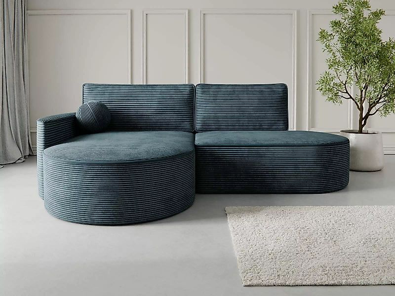 Compleo Ecksofa L MORENO, Designer Couch günstig online kaufen