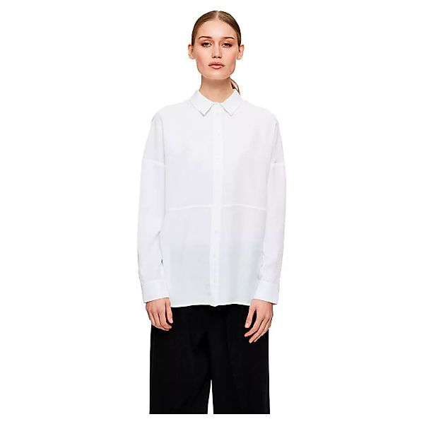 SELECTED Überschnittene Schultern Hemd Damen White günstig online kaufen