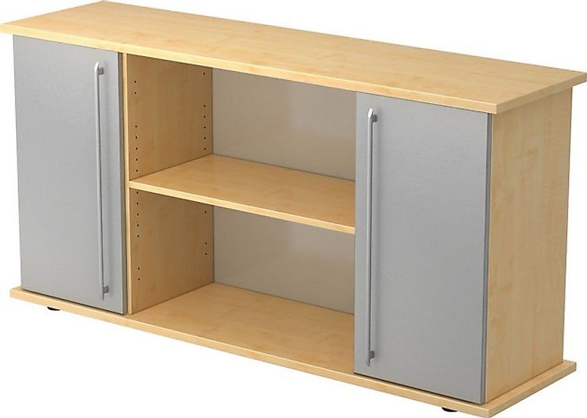 HAMMERBACHER Aktenschrank Sideboard SB 2OH 2 Türen BxTxH 166,1x44,8x84cm Gr günstig online kaufen