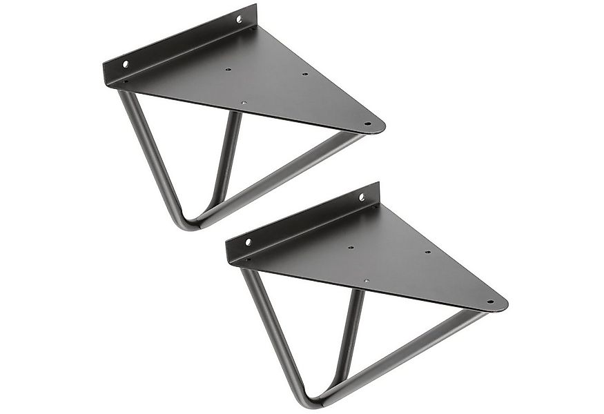 SO-TECH® Wandregalhalter Regalkonsole RK14 schwarz Stahl Regalwinkel für Ho günstig online kaufen