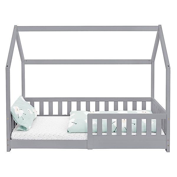 ML-DESIGN Spielbett Hausbett Kinderbett inkl. Lattenrost kreativ Bodenbett günstig online kaufen
