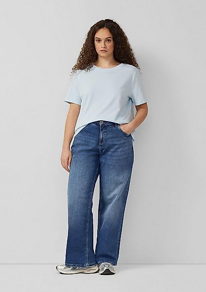 QS Weite Jeans Jeans-Hose Jeans / Slim Fit / Mid Rise / Wide Leg günstig online kaufen