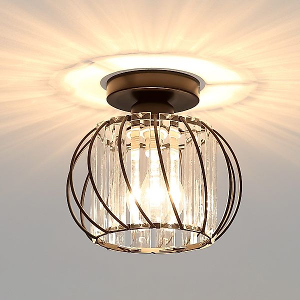 Goeco Deckenleuchte Moderne Kristall-Deckenleuchte E27 LED günstig online kaufen