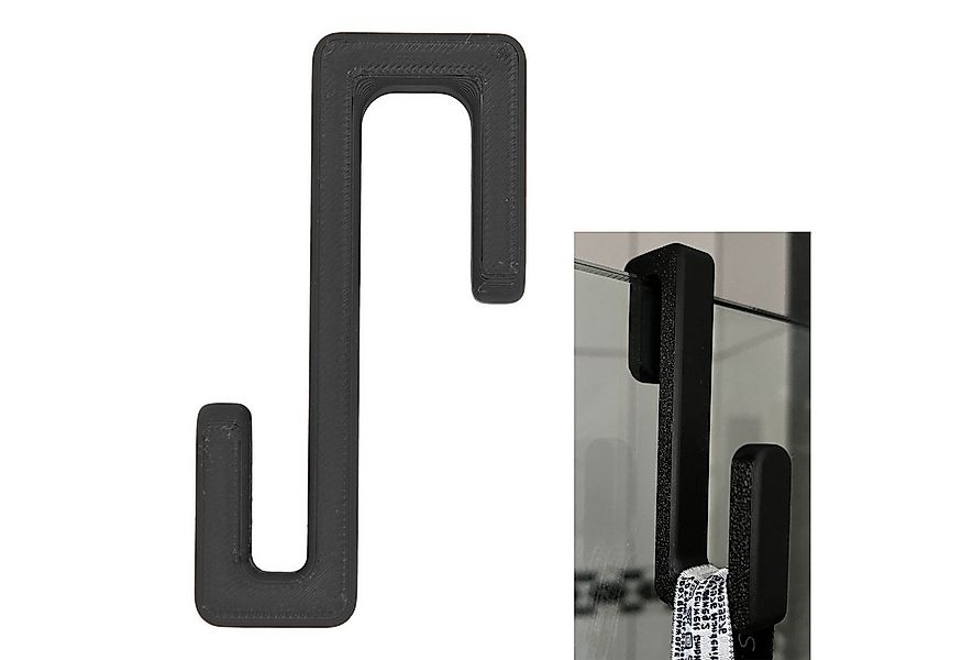 TSB Werk Handtuchhaken Handtuchhaken Duschtür Duschkabine Halter, (1-St), H günstig online kaufen