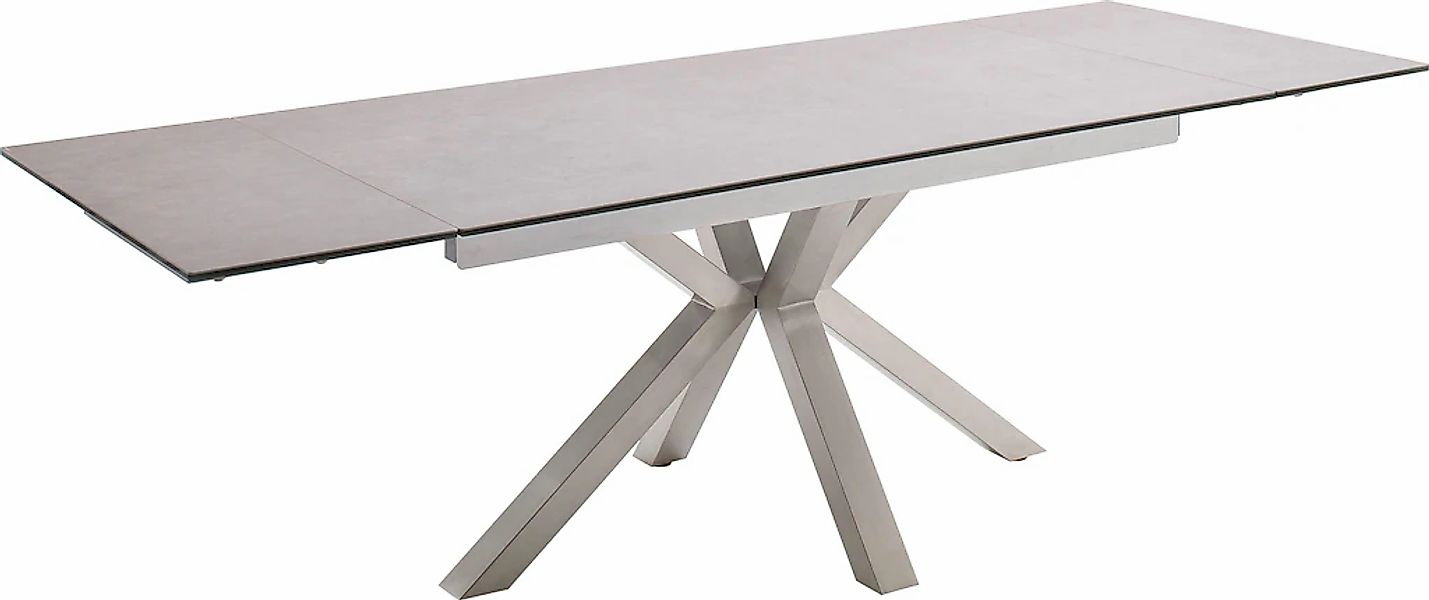 MCA furniture Esstisch »Nagano«, Esstisch Glas-Keramik mit Stirnauszug günstig online kaufen