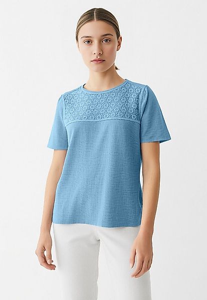 Vero Moda Blusentop VMALVA CROCHET SS TOP WVN GA günstig online kaufen