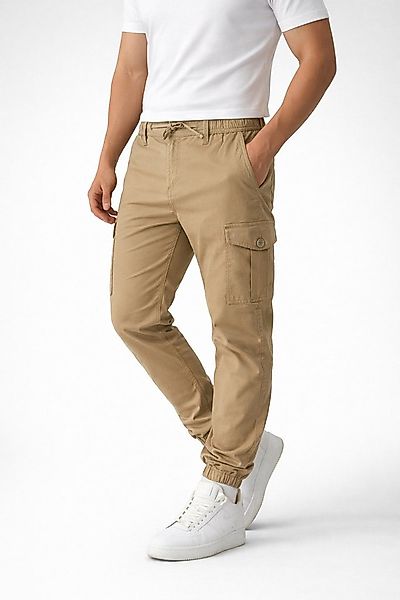 Smith & Solo Cargohose Herren, Hose Lang Chino mit Kordelzug günstig online kaufen