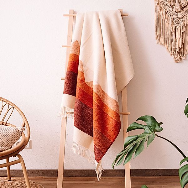 Wohndecke JAVA, Steppenwolle, Nachhaltige Kuscheldecke 130x200cm, günstig online kaufen