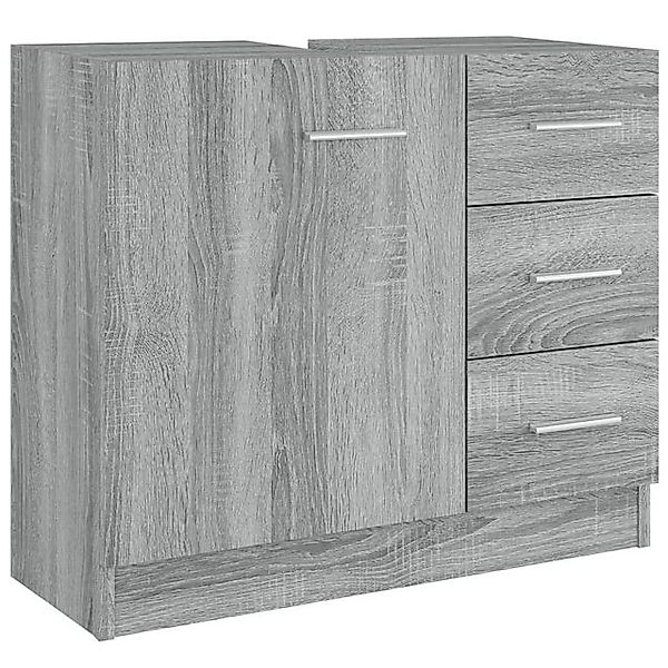 vidaXL Waschbeckenunterschrank Waschbeckenschrank Grau Sonoma 63x30x54 cm H günstig online kaufen