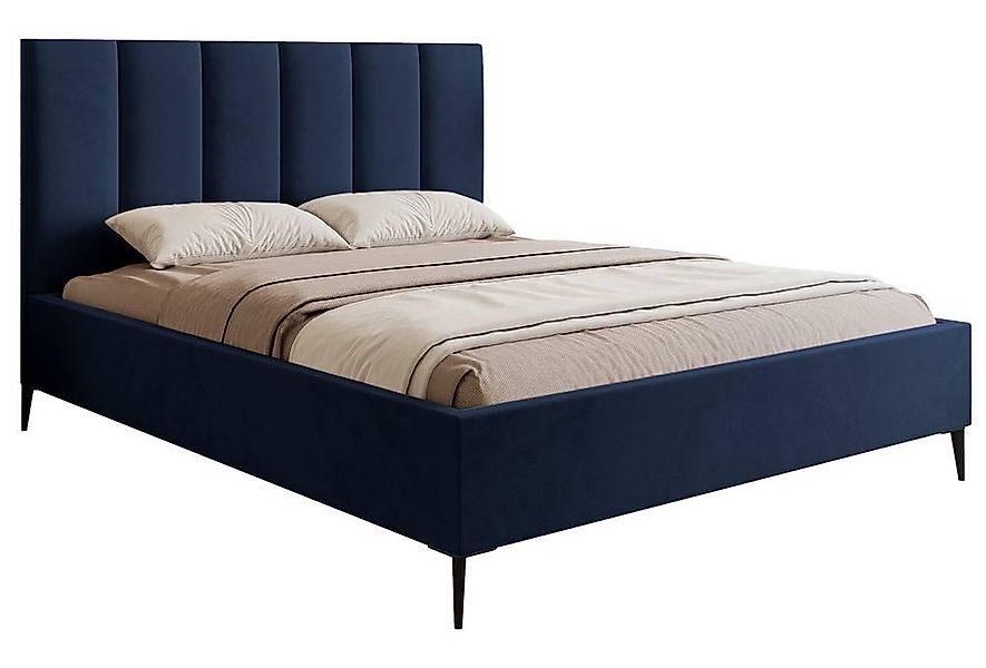 NADUVI Collection | Bettgestell Carolina mit Staufach Samt 180x200 günstig online kaufen