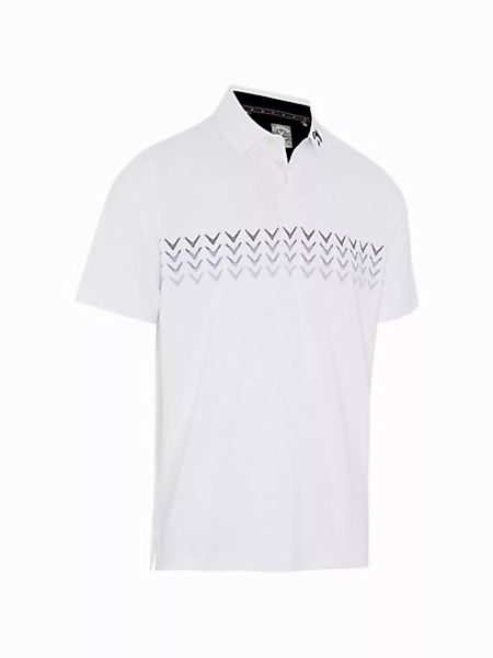 Callaway Poloshirt Callaway Golf Polo Chevron Block Print Weiß Herren M günstig online kaufen