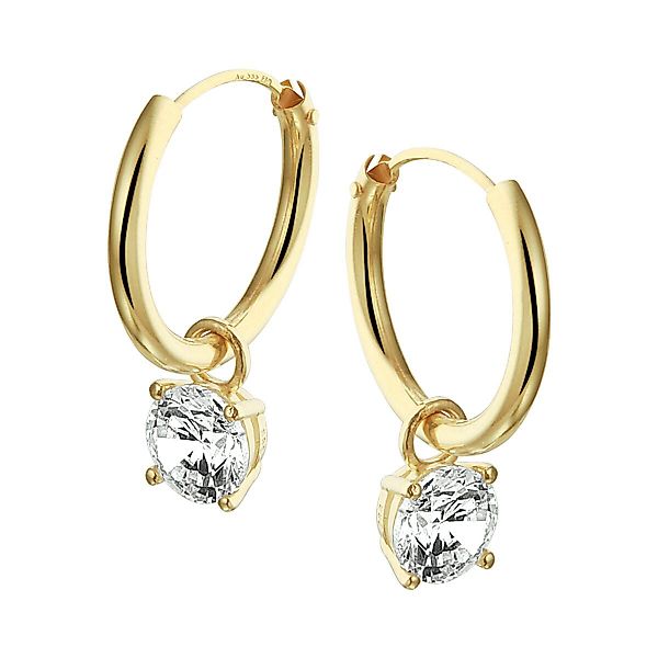 NICEANDnoble Paar Creolen 585er Gelbgold Creolen günstig online kaufen