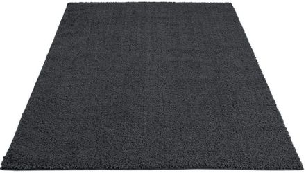 Carpet City Hochflor-Teppich "Plainy" rechteckig 30 mm Höhe Shaggy Polyeste günstig online kaufen
