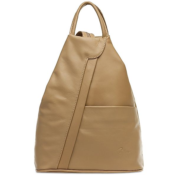 Caspar Cityrucksack 2in1 sportliche Leder Schultertasche günstig online kaufen