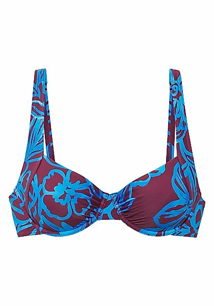 LASCANA Bügel-Bikini-Top "Esme" mit floralem Design günstig online kaufen