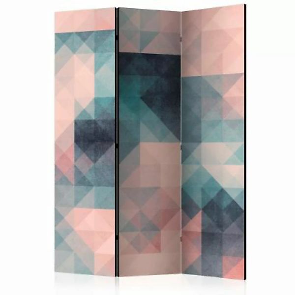 artgeist Paravent Pixels (Green and Pink) [Room Dividers] mehrfarbig Gr. 13 günstig online kaufen