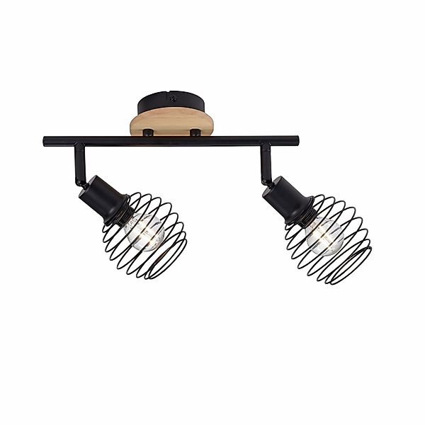 Just Light. Spot Eugen Holz-Natur 50 x 23 cm FSC® günstig online kaufen