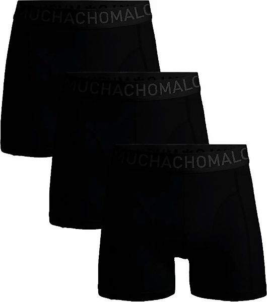 Muchachomalo Boxershorts Microfiber 3er-Pack Schwarz 31 - Größe XXL günstig online kaufen