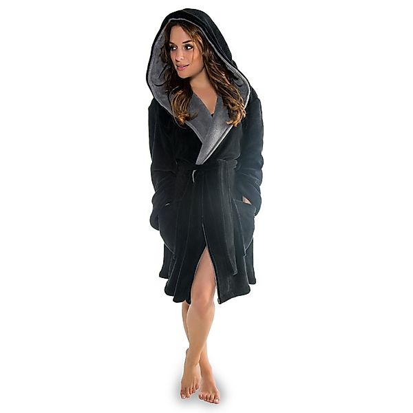 CelinaTex Bademantel Saunamantel Damen kurz Coral günstig online kaufen