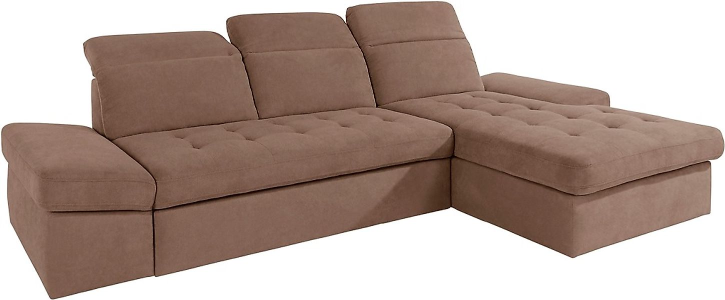 sit&more Ecksofa »Stardust L-Form«, wahlweise mit Bettfunktion und Bettkast günstig online kaufen