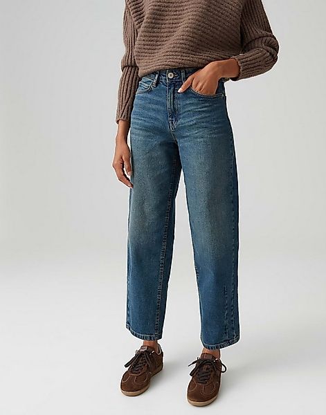 OPUS Relax-fit-Jeans LOLAH MODERN aus BCI Cotton Mix Mid Rise Barrel Fit, A günstig online kaufen