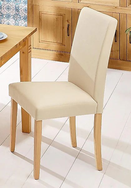 Home affaire Esszimmerstuhl »Roko«, (Set), 2 St., Luxus-Microfaser, im 2er, günstig online kaufen