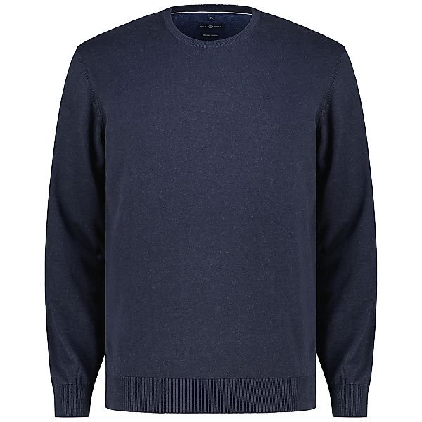 CASA MODA Rundhalspullover aus Baumwolle Farbe dunkelblau Größe: 4XL günstig online kaufen