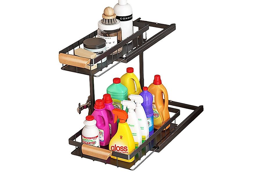 TWSOUL Ablageregal Spülschrankregal ausziehbar, Küchenregale Gewürzregal 2 günstig online kaufen