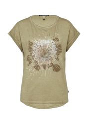 QS Kurzarmshirt T-Shirt Oversize-Shirt in gewaschener günstig online kaufen