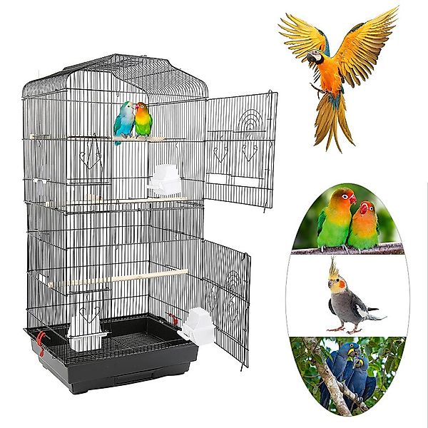 JEOBEST Vogelkäfig Vogelbauer Vogelvoliere Vogelhaus mit günstig online kaufen