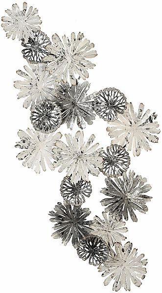 Casablanca by Gilde Wanddekoobjekt "Wandrelief Blanc grau; silberfarben; we günstig online kaufen