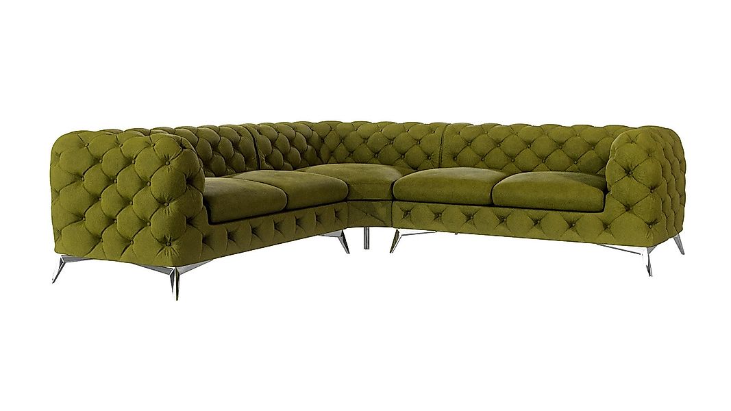 S-Style Möbel Ecksofa Kalina, Chesterfield mit günstig online kaufen