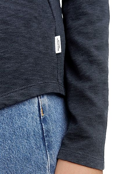 Marc O'Polo DENIM Langarmshirt mit Rollkante günstig online kaufen