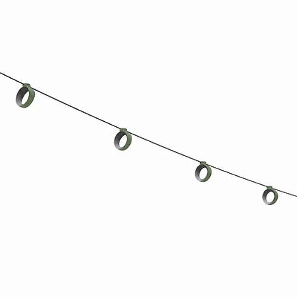 Lichtgirlande im Freien Hoop LED plastikmaterial grün LED / Außen - 12 Mete günstig online kaufen