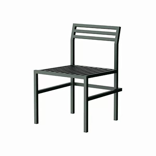 Stuhl 19 Outdoors metall grün / Aluminium - NINE - Grün günstig online kaufen