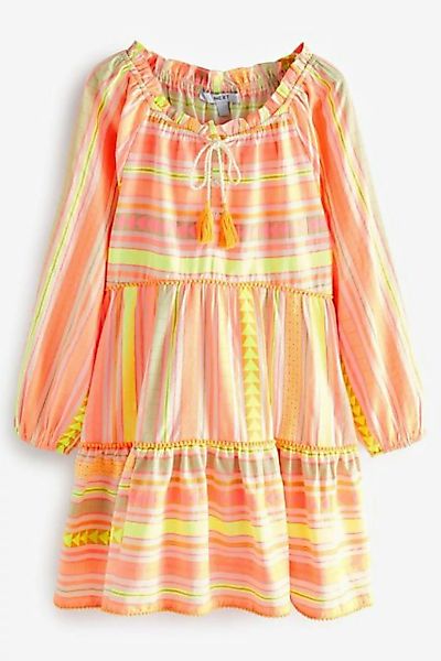 Next Minikleid Kaftan-Sommerkleid in Minilänge und Jacquarddesign (1-tlg) günstig online kaufen