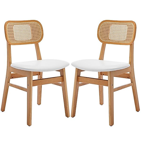 WAHSON OFFICE CHAIRS Esszimmerstuhl Rattansessel 2/4er günstig online kaufen