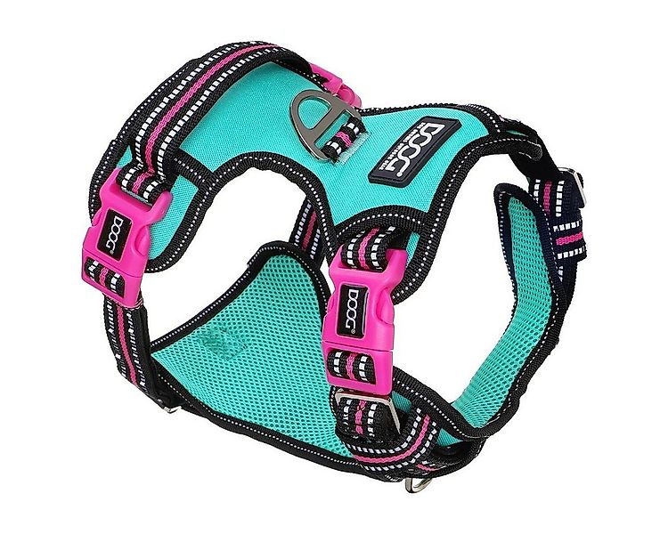 DOOG Hunde-Geschirr Neotech Geschirr Rin Tin Tin grün/pink günstig online kaufen